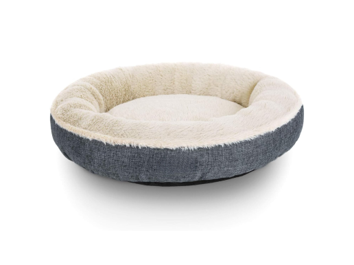 Hondenmand – dierenbed – smal - 55 cm diameter – donkergrijs